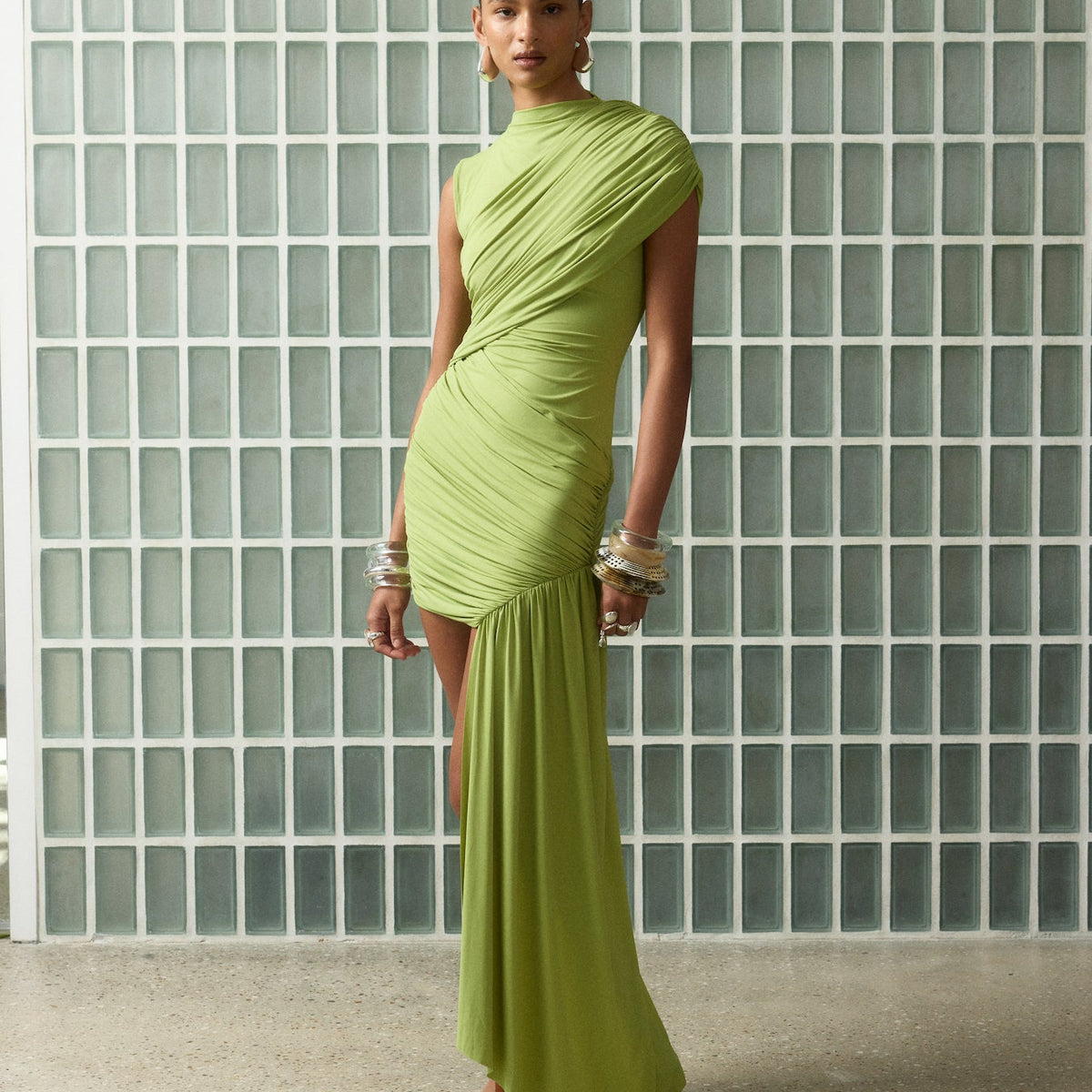 Ravenna Mini Dress 8 / Green