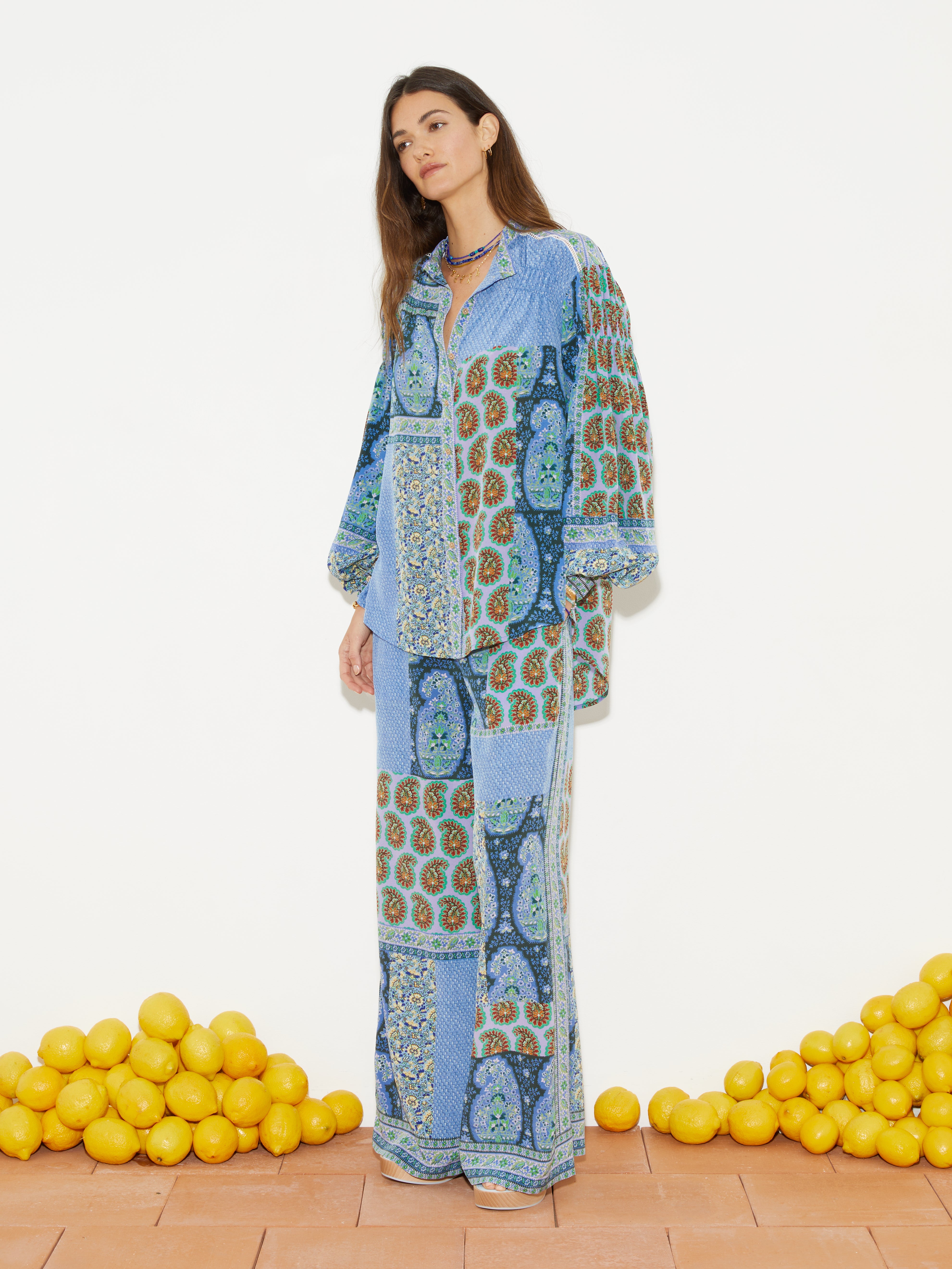 Onda Silk Smock Shirt