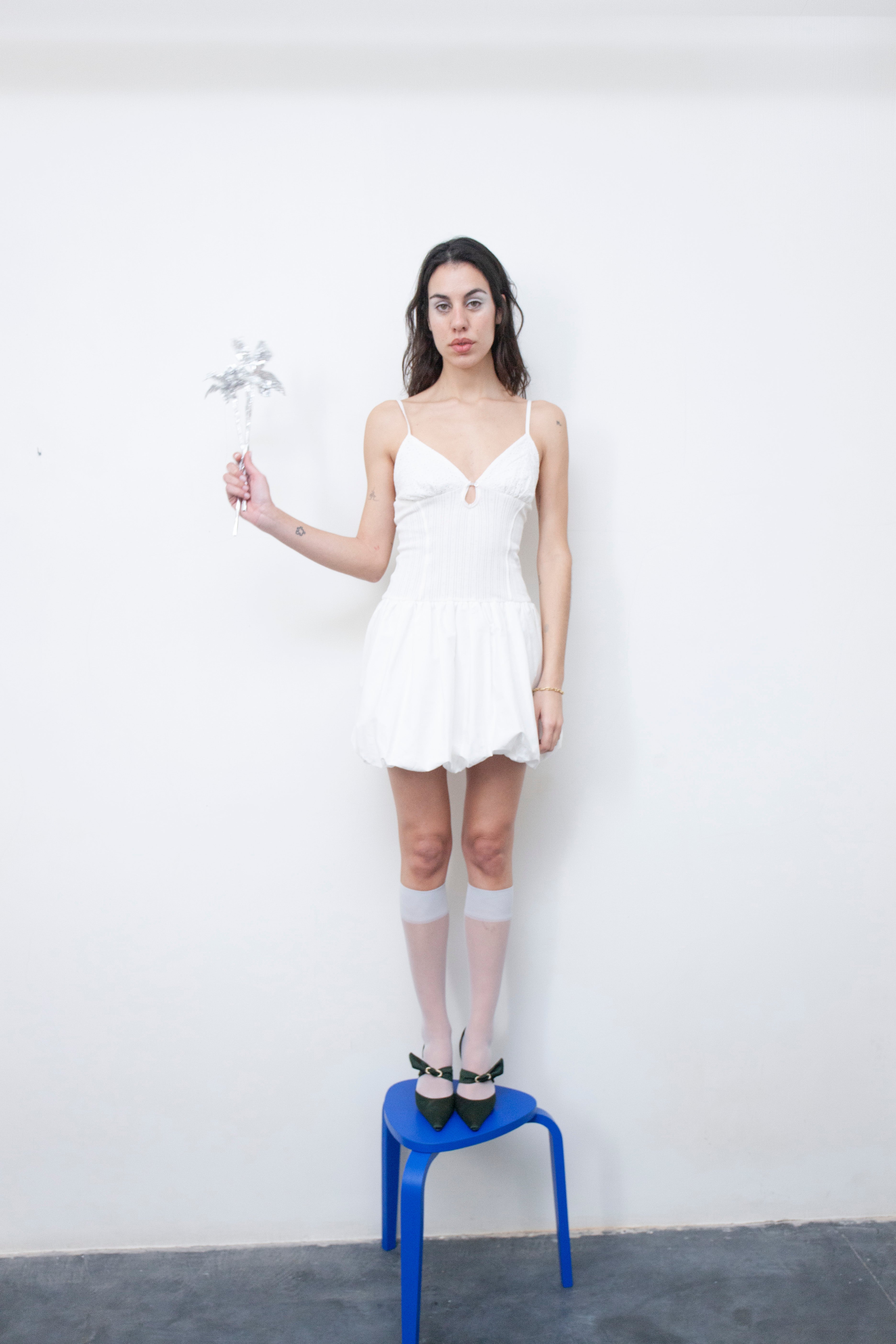 cotton pointelle dress Pina Dress