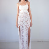 Linen Lace Dress