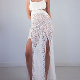 Linen Lace Dress