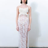 Linen Lace Dress