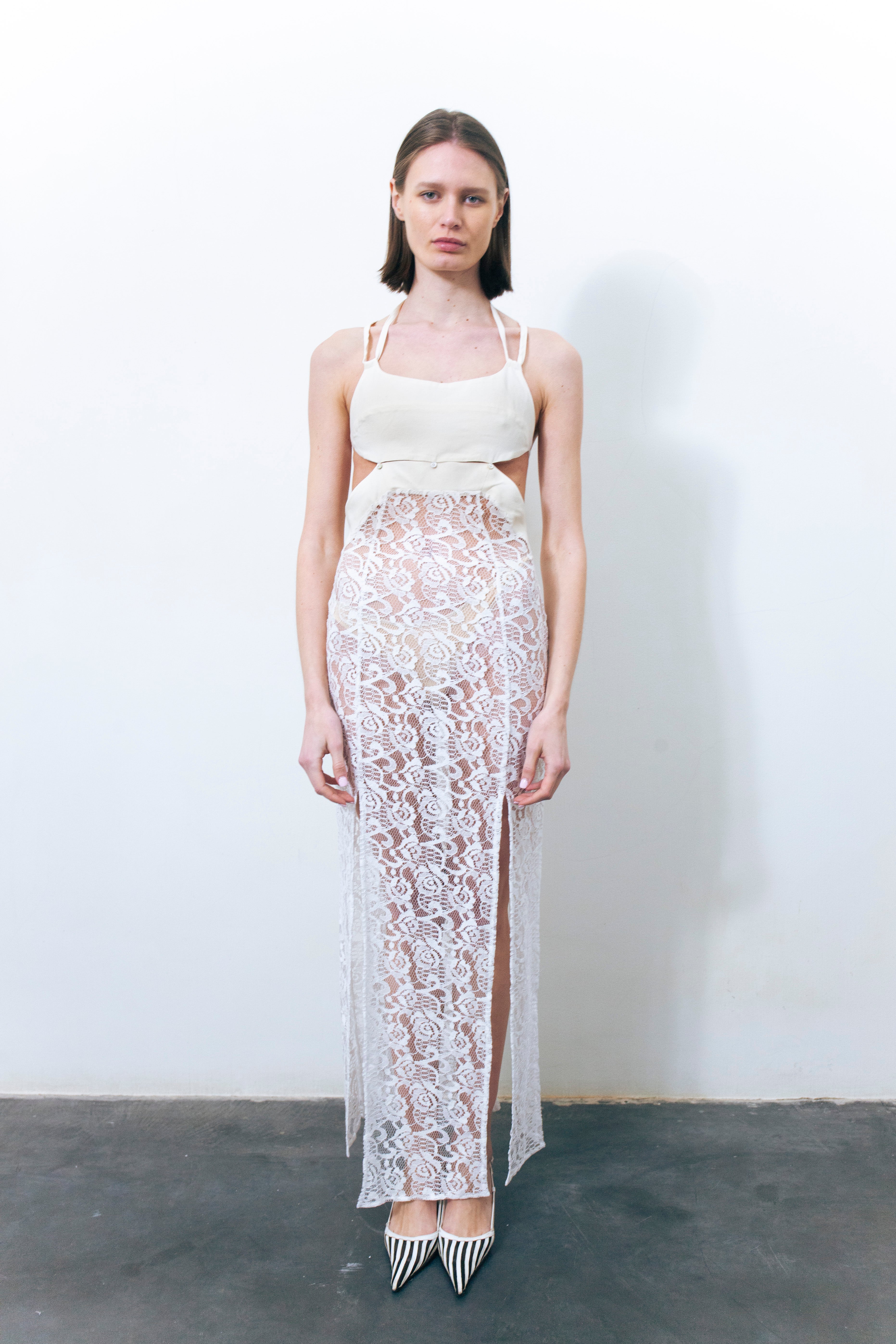 lace and linen dress Leona 21