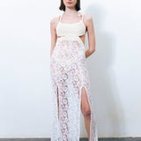 Linen Lace Dress