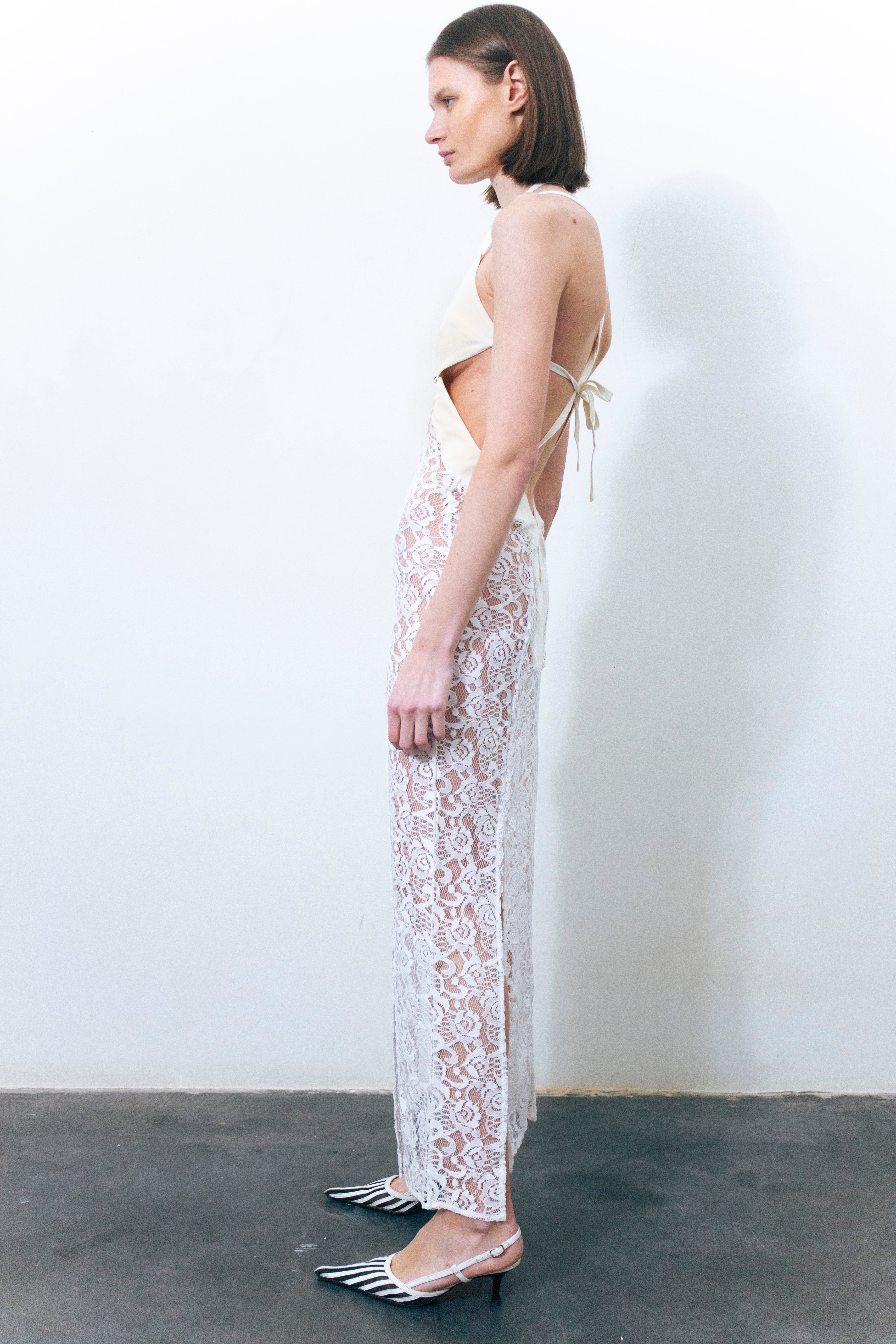 inc lace dress INC International Concepts White Lace Dress