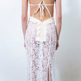 Linen Lace Dress