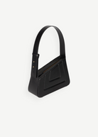 KABE SHOP INC Albert Jewel black quilted shoulder bag with passementerie trim and adjustable strap