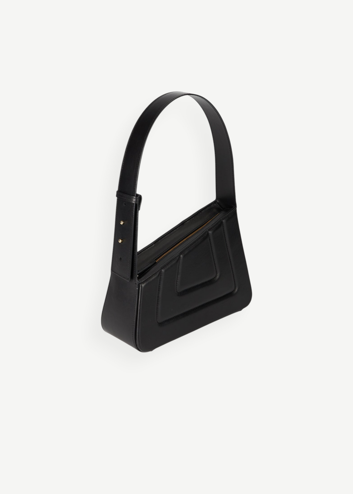 KABE SHOP INC Albert Jewel black quilted shoulder bag with passementerie trim and adjustable strap