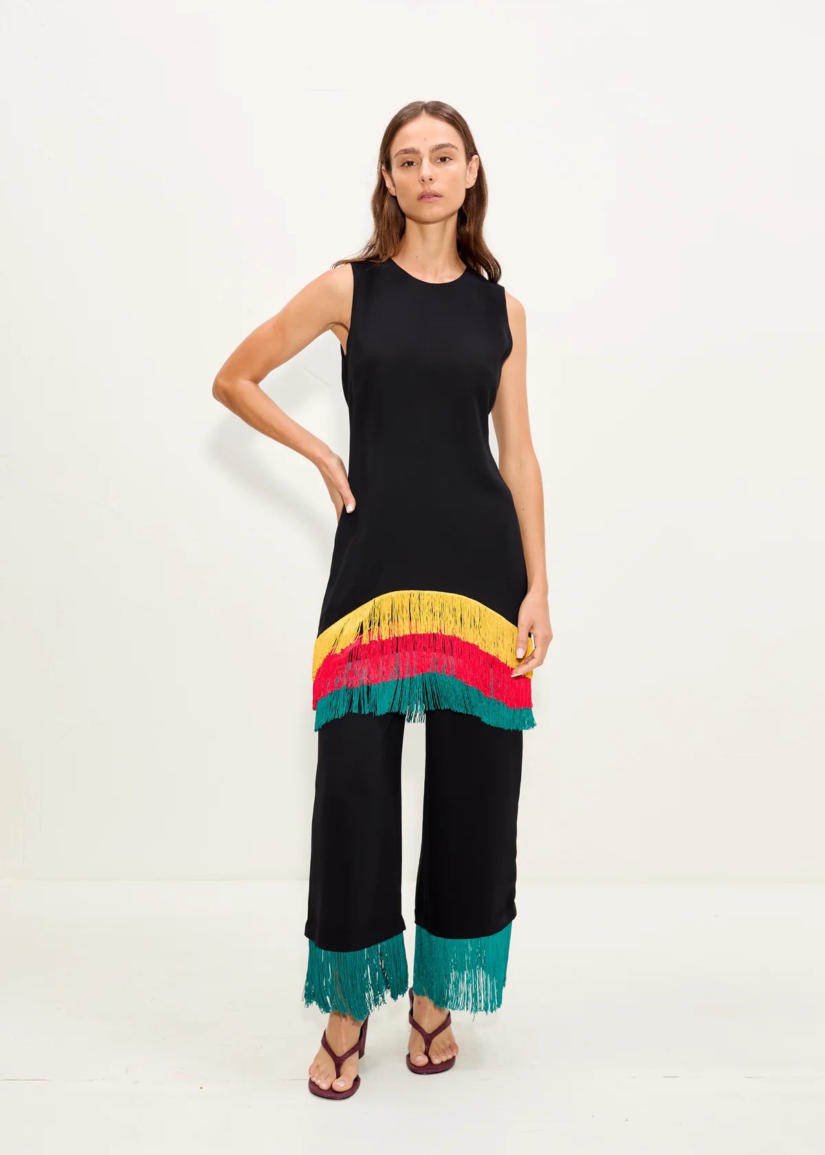 Bowie Fringe Mini Dress