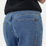 KABE SHOP INC Sport Jean in medium blue denim with back pocket detail and SH embroidery