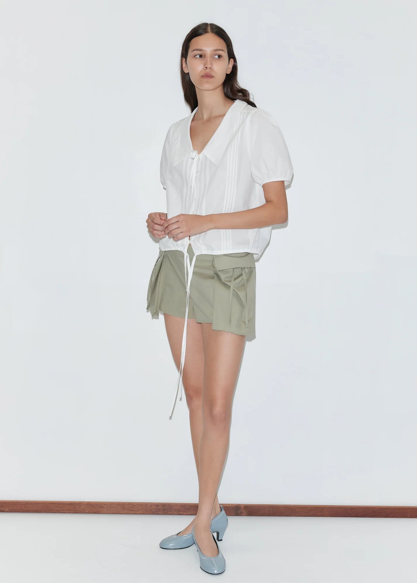 Fine Collar Top