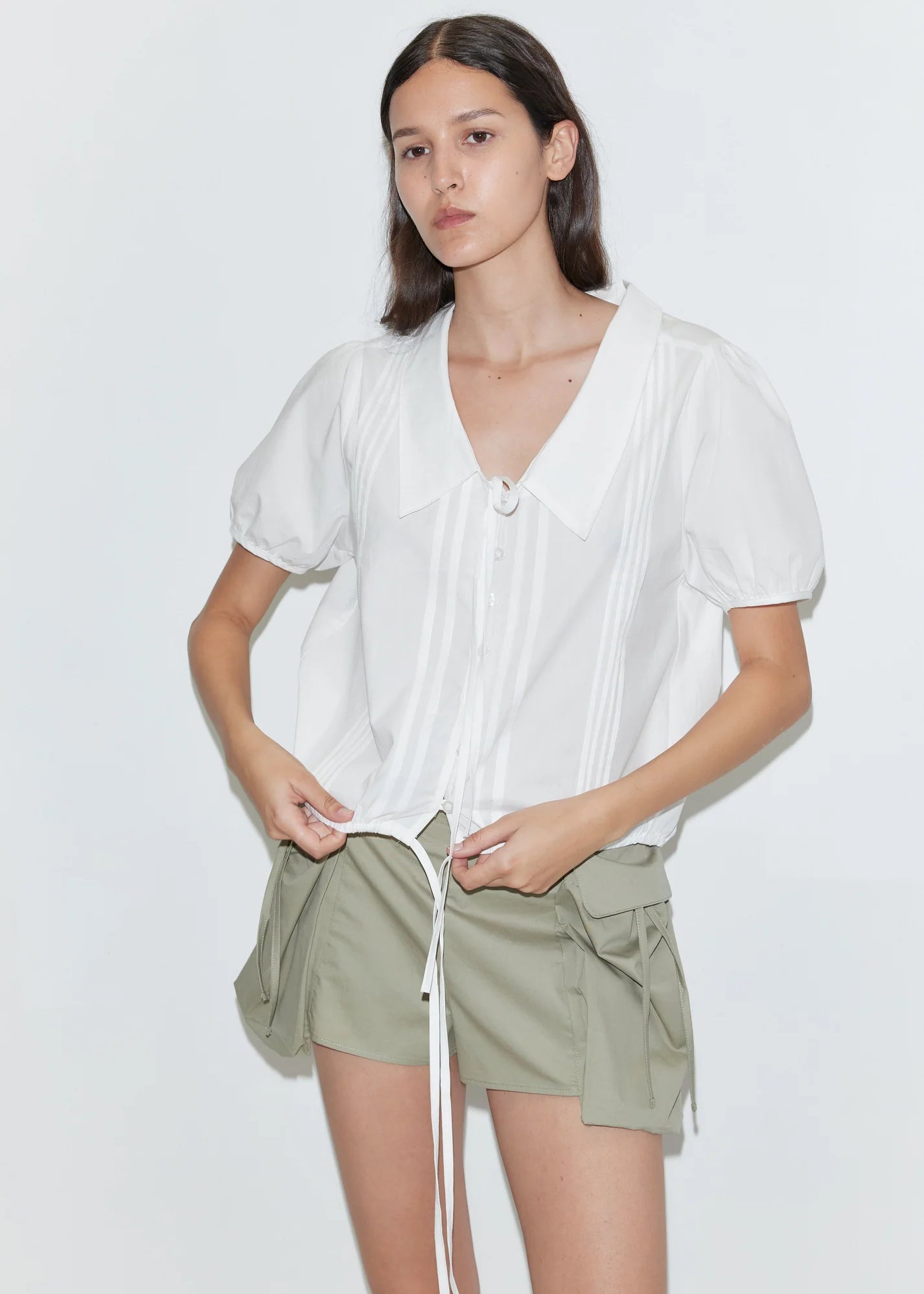Fine Collar Top