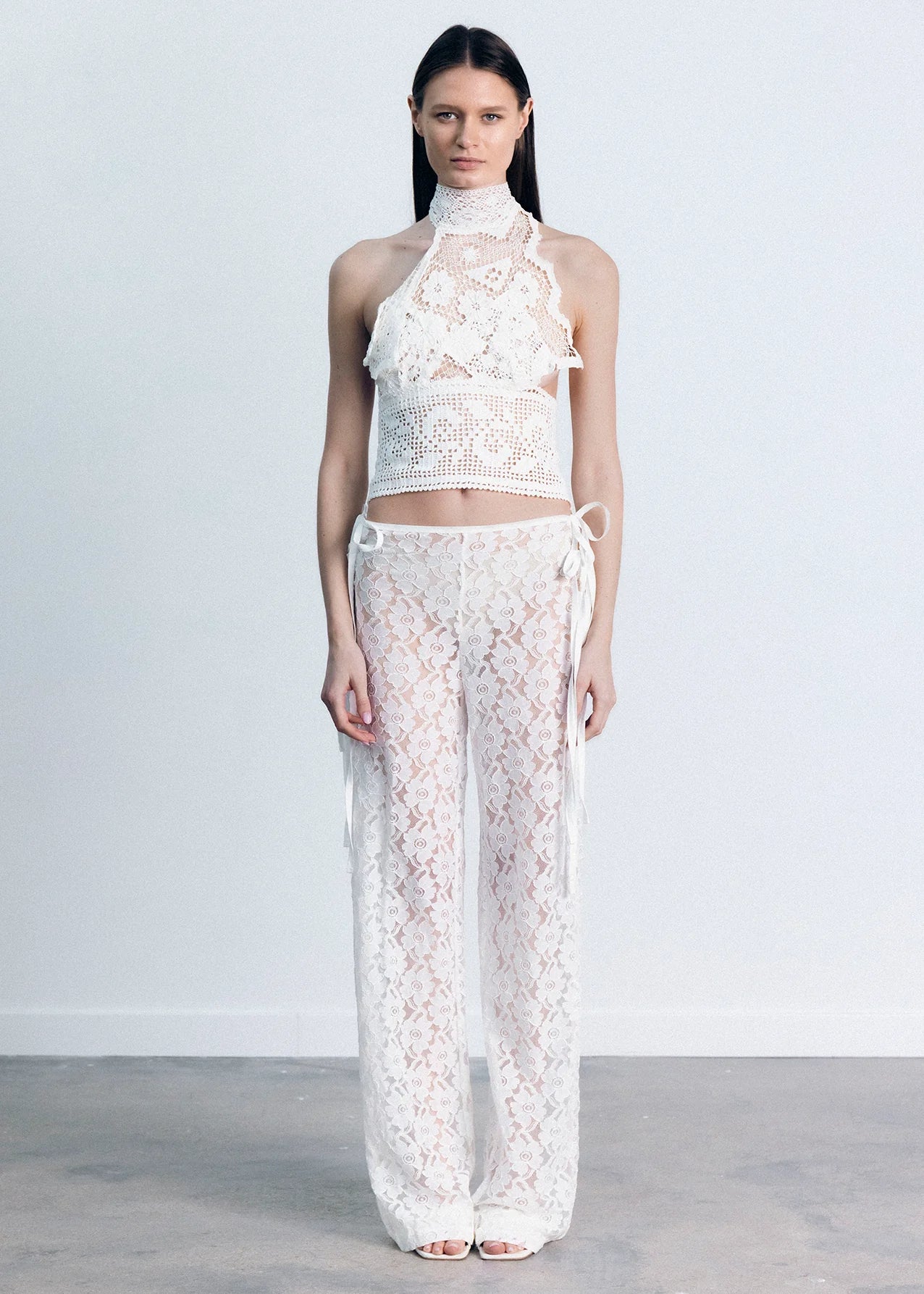 Strappy Lace Trousers