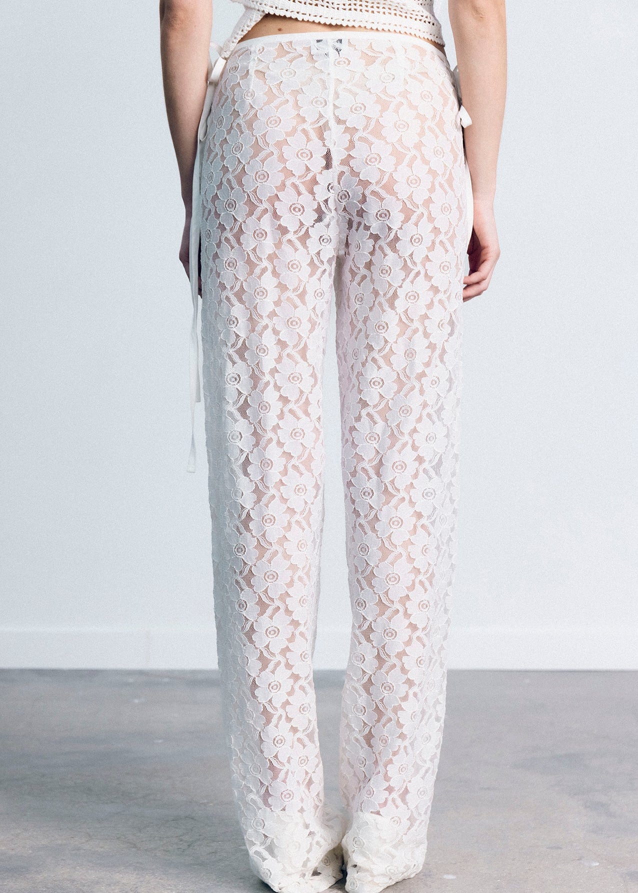 Strappy Lace Trousers