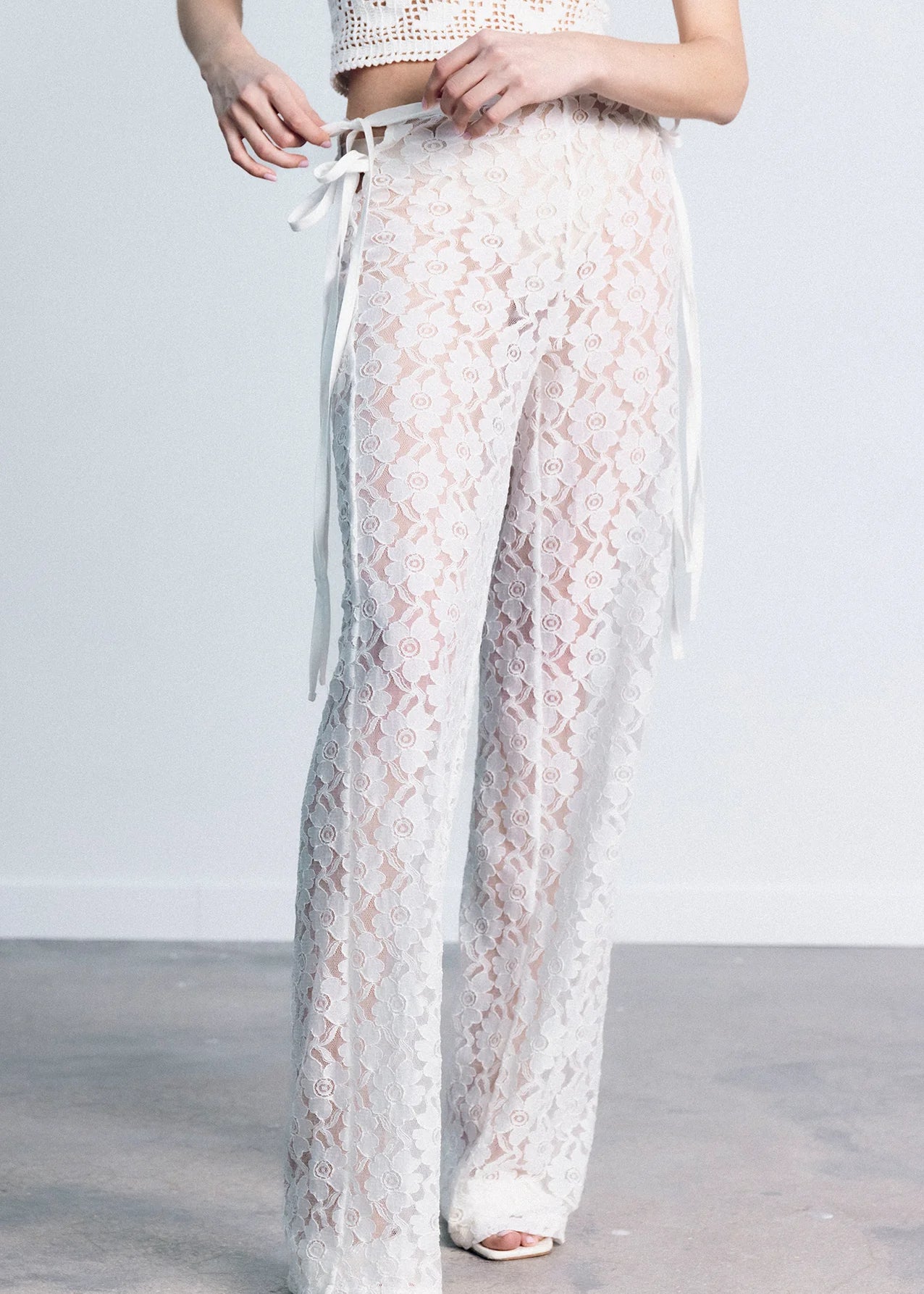 Strappy Lace Trousers