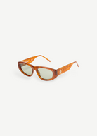 KABE SHOP INC Maya sunglasses with a light brown tortoiseshell acetate frame and tinted lenses