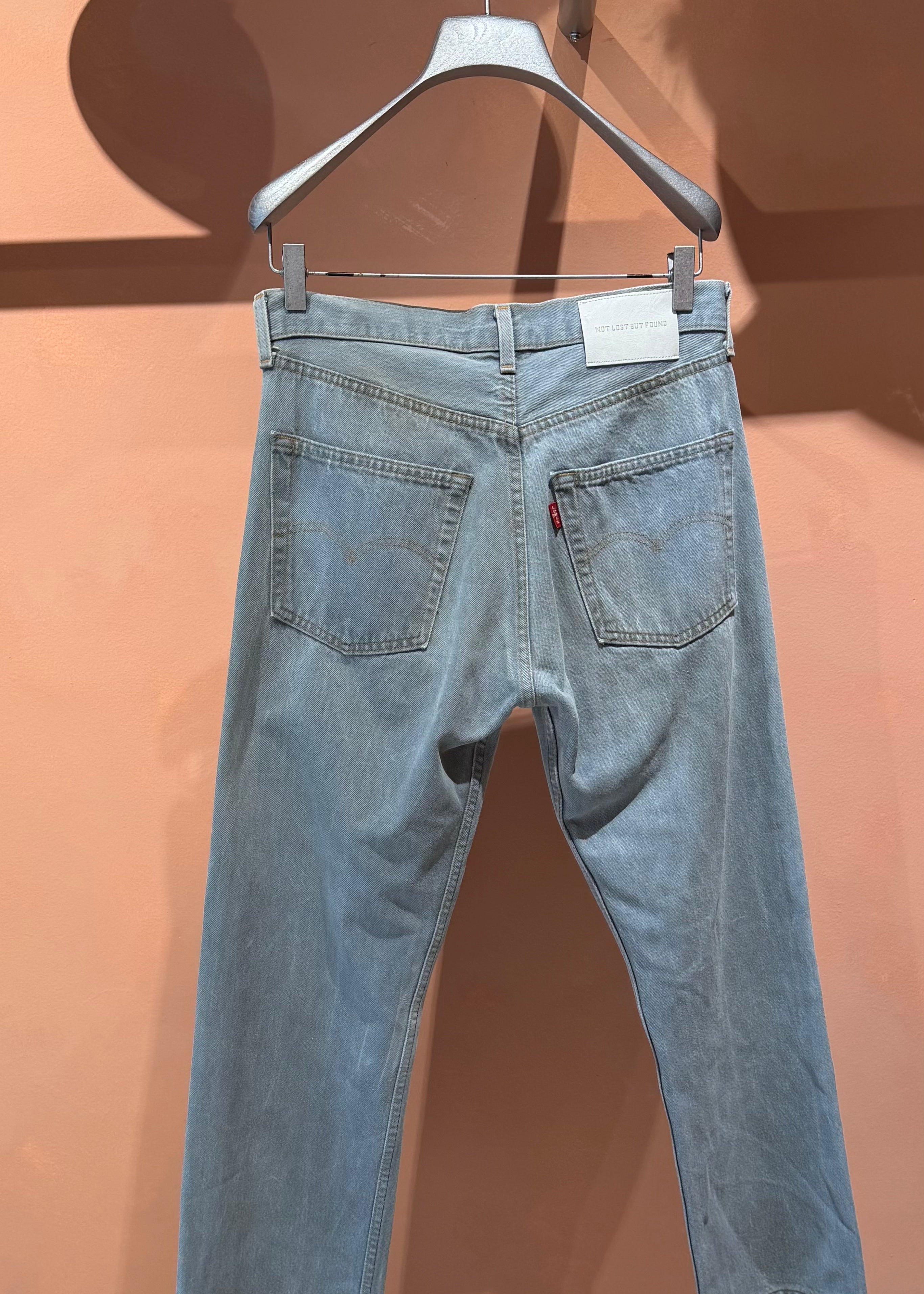 Jeans With Flower Embroidery