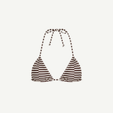 Cocoa Grid Halter Top
