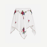 Embroidered Mini Skirt