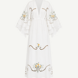 Wide Sleeve Maxi Dress