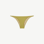 KABE SHOP INC Dolores bikini bottom in anis lime green with thin elasticated sides and a flattering rounded cut.