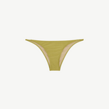 KABE SHOP INC Dolores bikini bottom in anis lime green with thin elasticated sides and a flattering rounded cut.