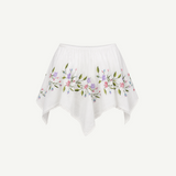 Embroidered Mini Skirt