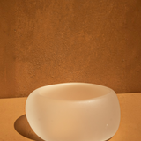 KABE SHOP INC sculptural beige resin bangle with a smooth, rounded minimalist design