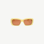 KABE SHOP INC Croisiere rectangular sunglasses in sand acetate with brown lenses
