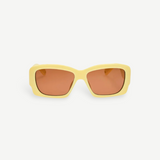 KABE SHOP INC Croisiere rectangular sunglasses in sand acetate with brown lenses