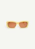 KABE SHOP INC Croisiere rectangular sunglasses in sand acetate with brown lenses