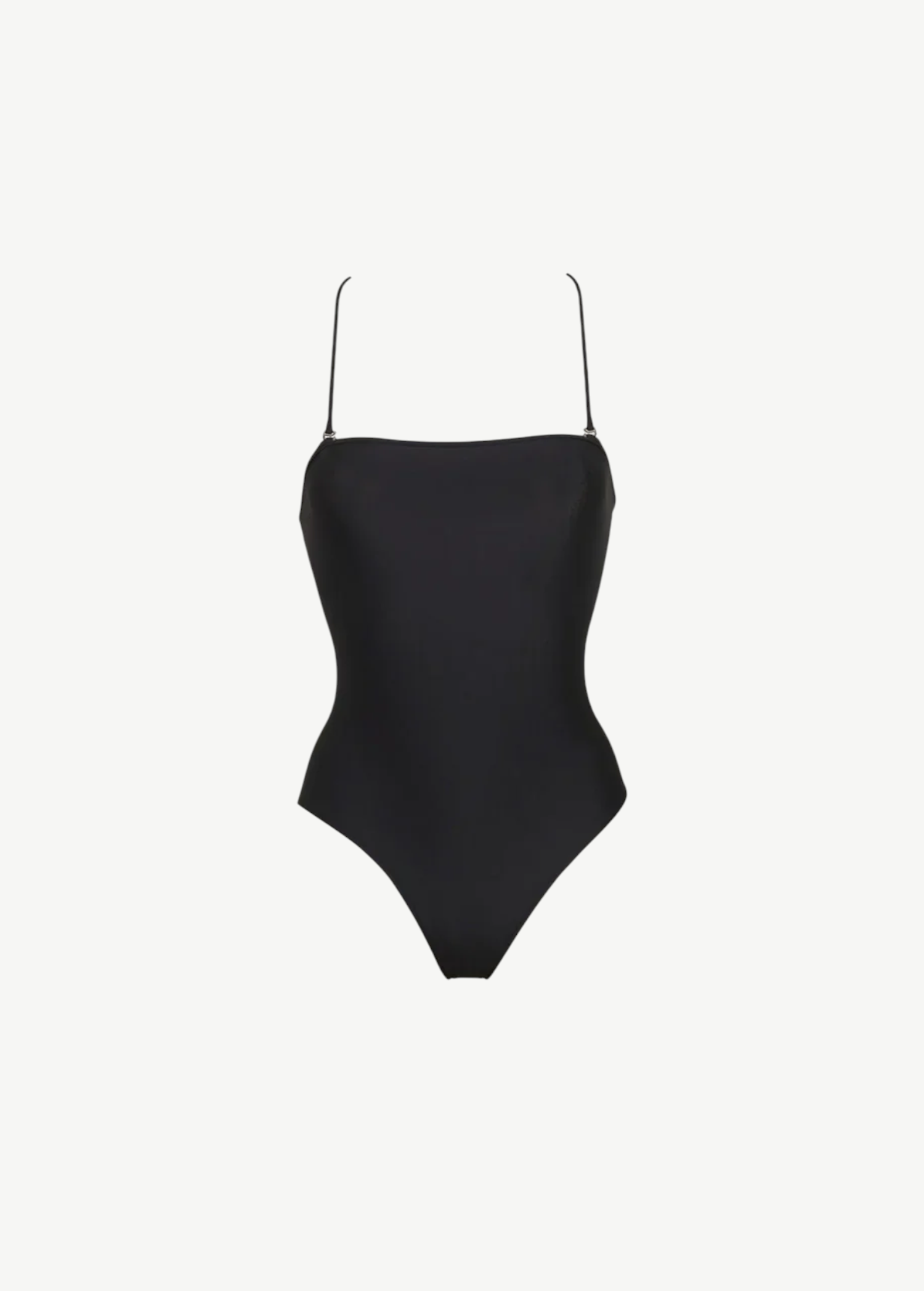 KABE SHOP INC Lola one-piece swimsuit in black with a vintage-inspired square neckline and sculpting silhouette.