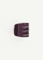 KABE SHOP INC handcrafted mini claw hair clip in deep purple Italian bio-acetate for all hair types
