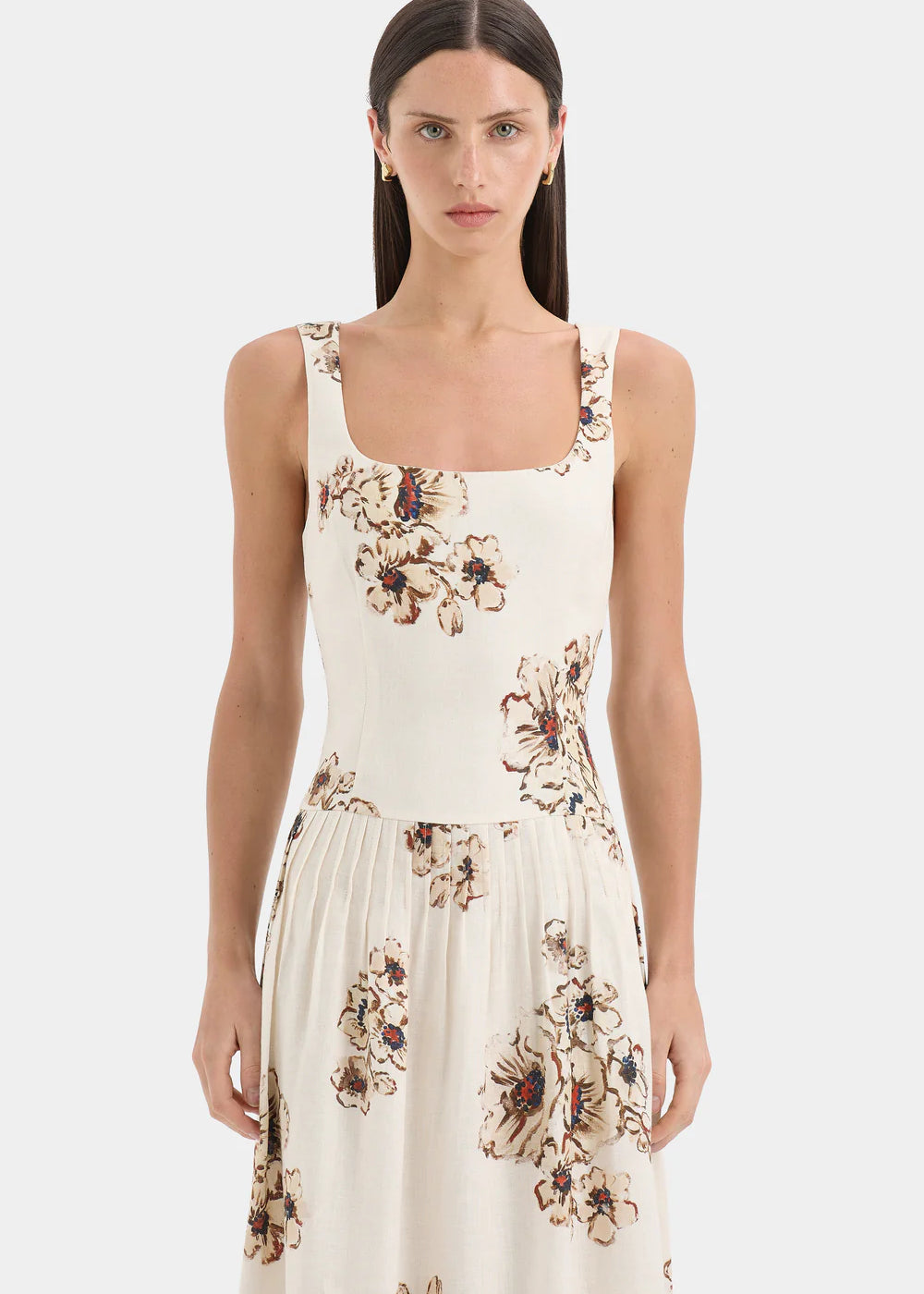 Freja Tiered Midi Dress
