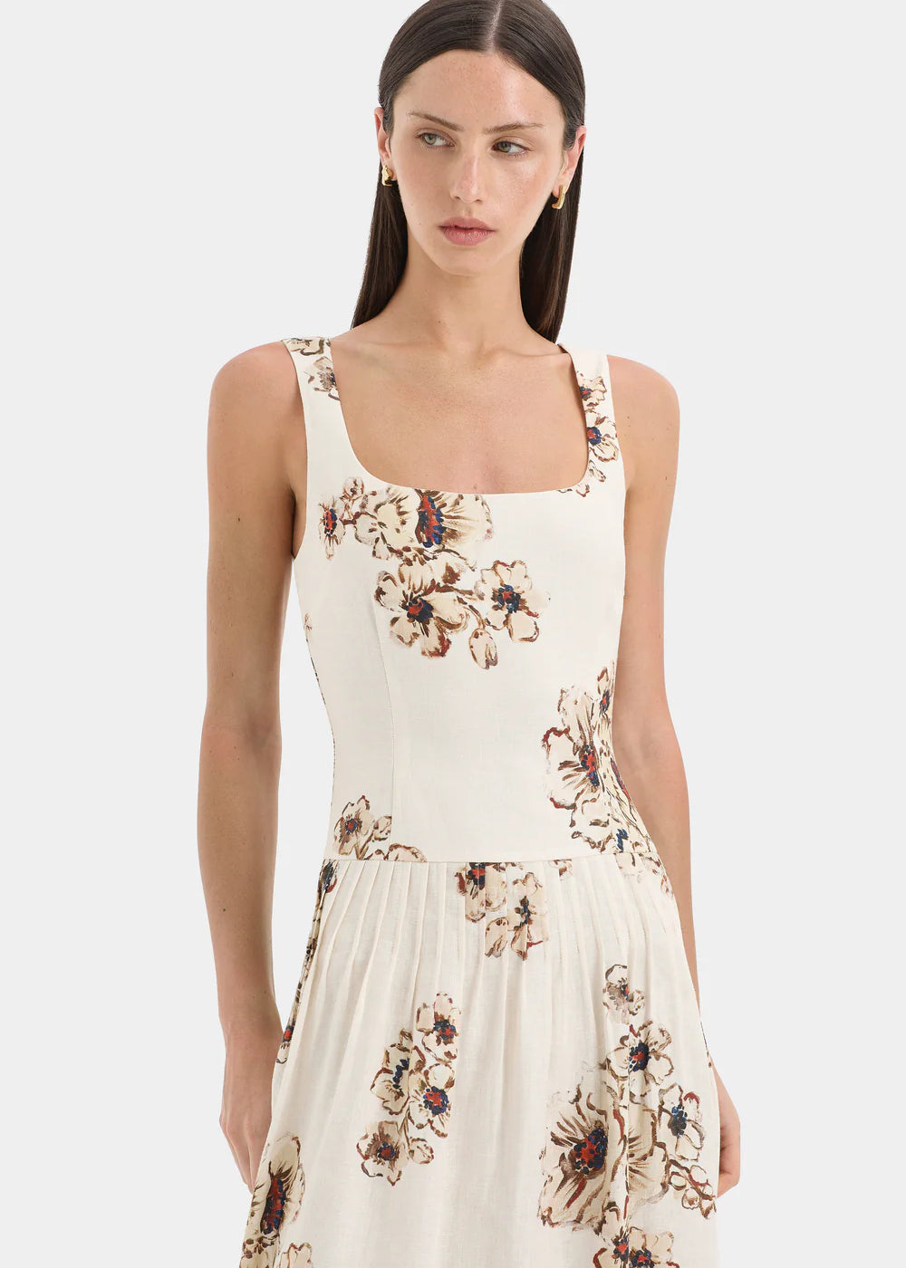 Freja Tiered Midi Dress