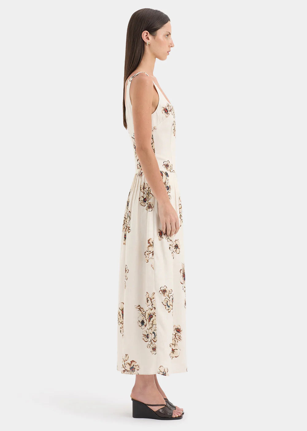 Freja Tiered Midi Dress