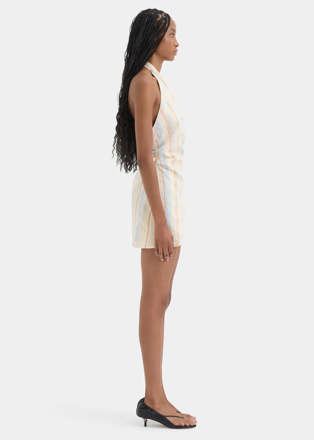 Pernille Wrap Halter Mini Dress