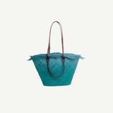 Medium Basket with Frayed Border