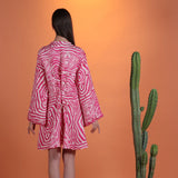 Poccaa Classic Short Kaftan Mirrors