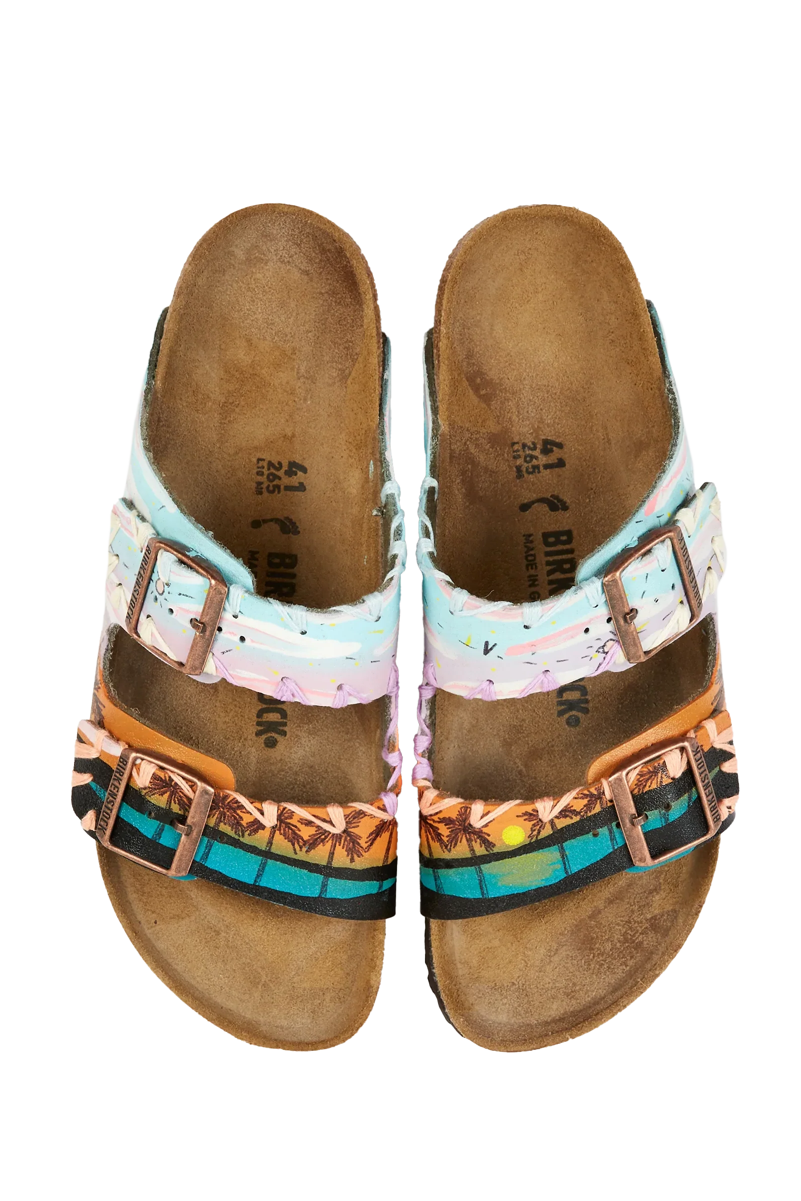 Purplish Sunrise Birkenstock Sandals – KABE