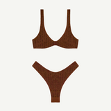 Brassiere High Cut Brazilian Bikini