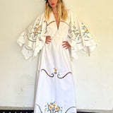 Wide Sleeve Maxi Dress