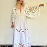 Wide Sleeve Maxi Dress