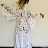 Wide Sleeve Maxi Dress