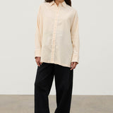 Shea Embroidered Hemp Blend Shirt