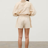 Shea Embroidered Hemp Blend Shirt