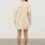 Shea Embroidered Hemp Blend Shirt
