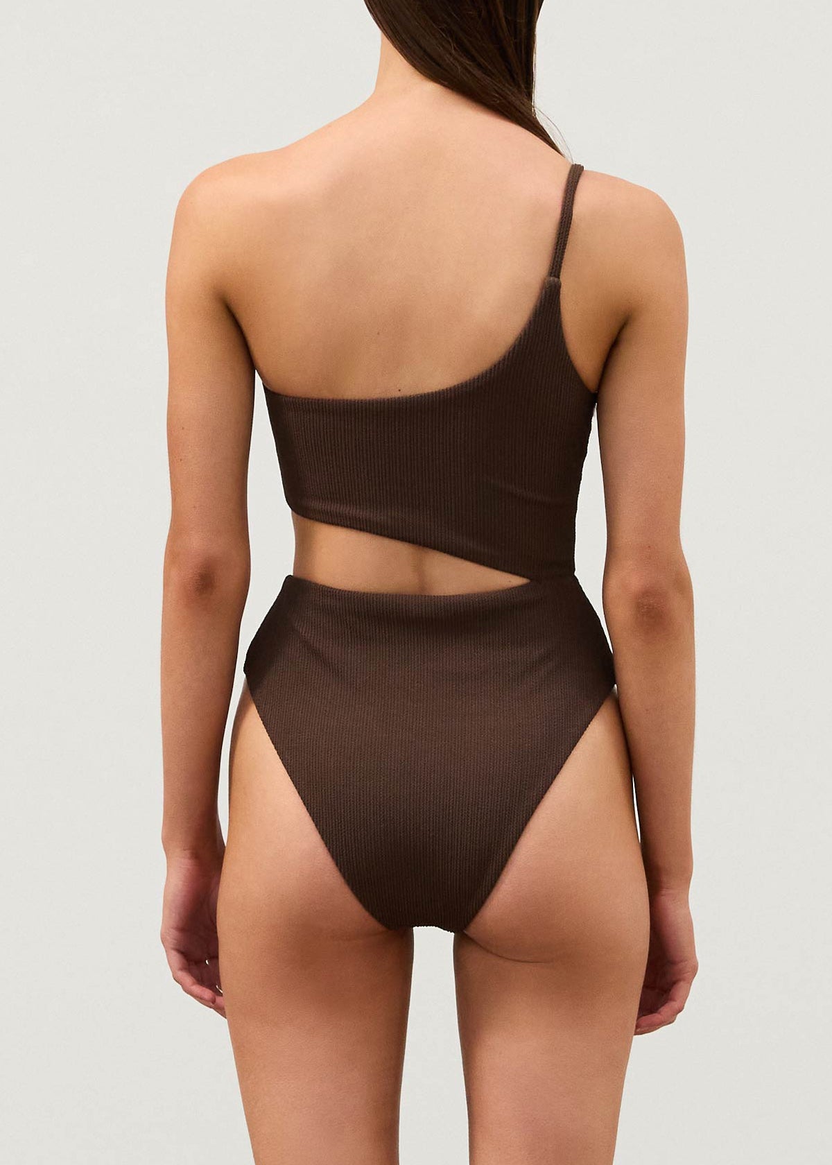 Cocoa Textured One Piece