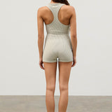 Stripe Rib Racer Back Bodysuit