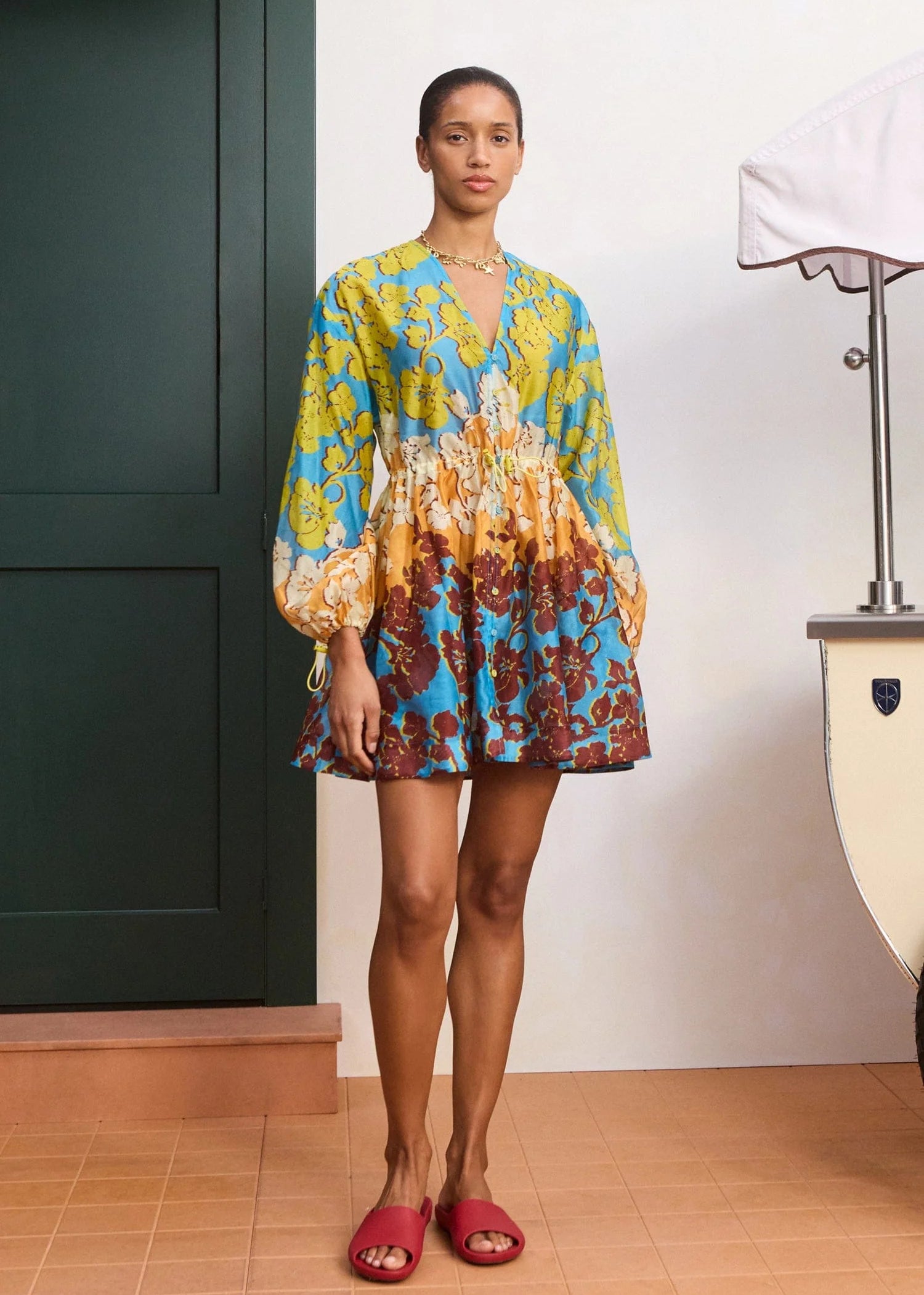 Splice Mini Dress